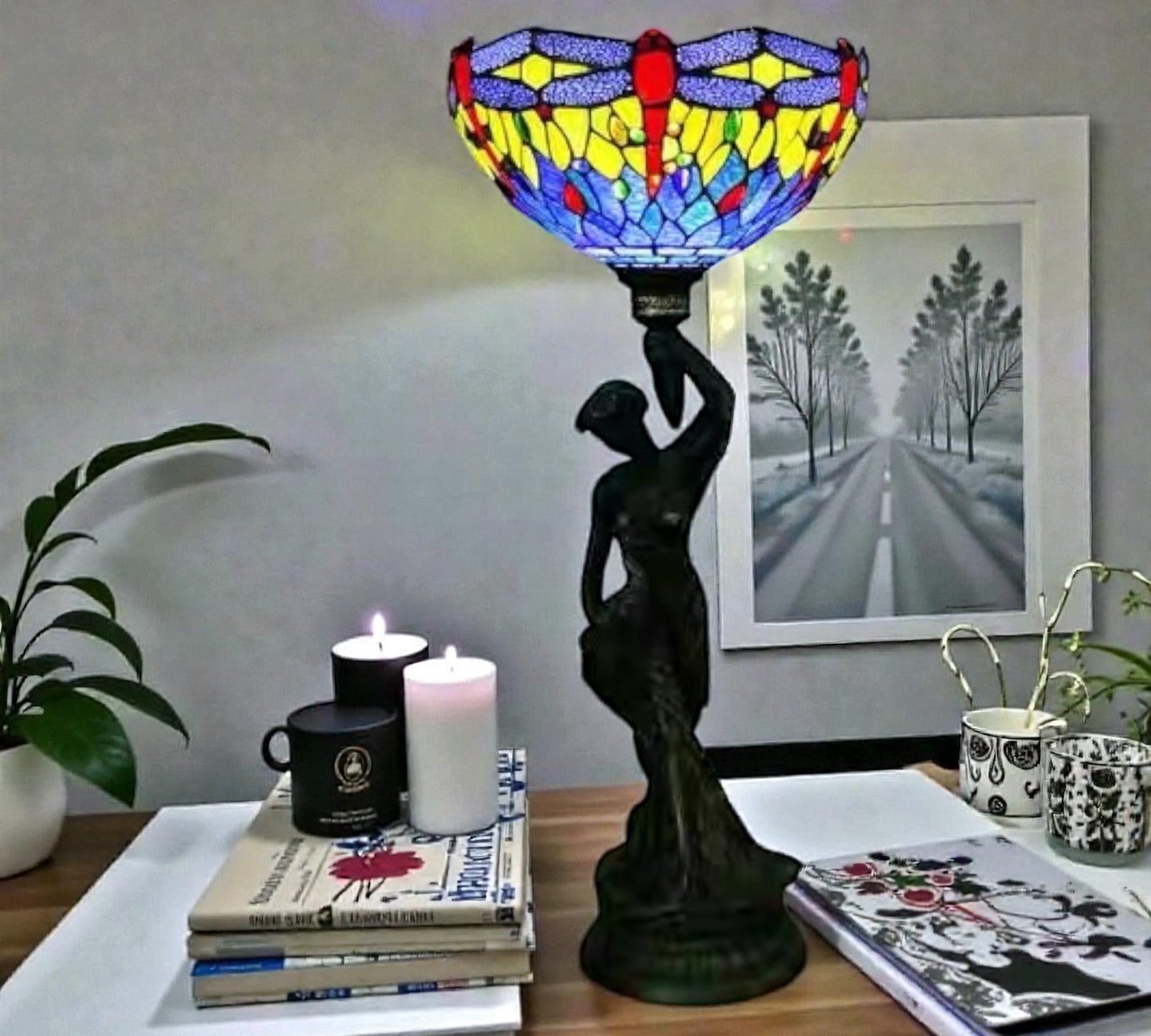 CDH 12" Tiffany Table Lamp (13108)