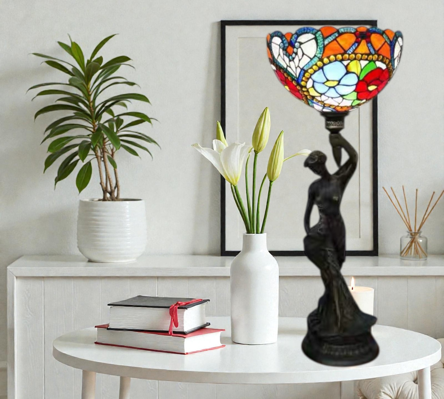 CDH 12" Tiffany Table Lamp (13103)