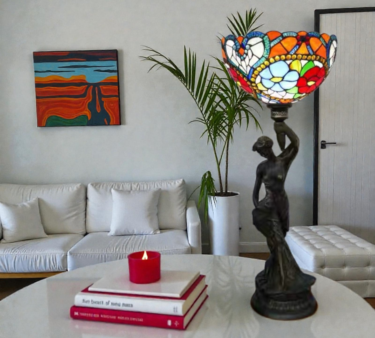 CDH 12" Tiffany Table Lamp (13103)
