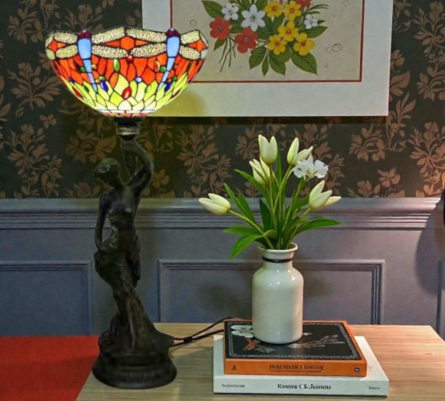 CDH 12" Tiffany Table Lamp (13107)