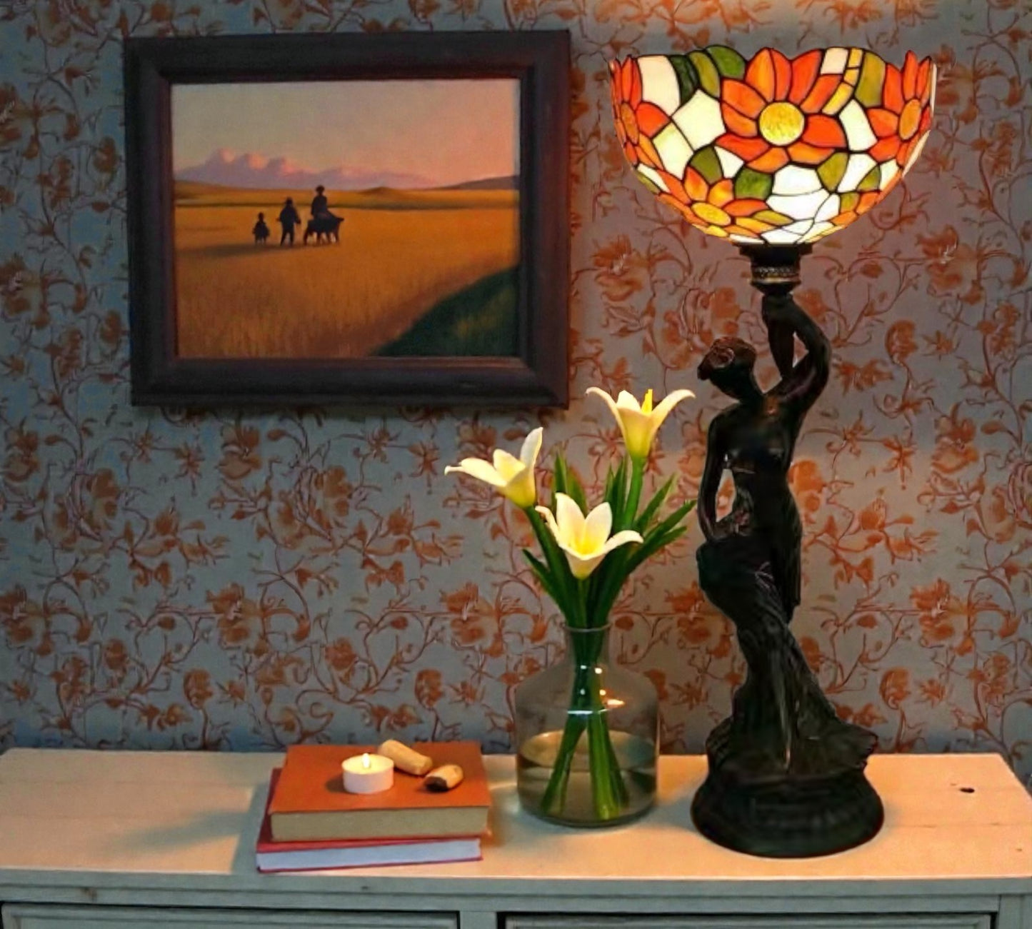 CDH 12" Tiffany Table Lamp (13105)