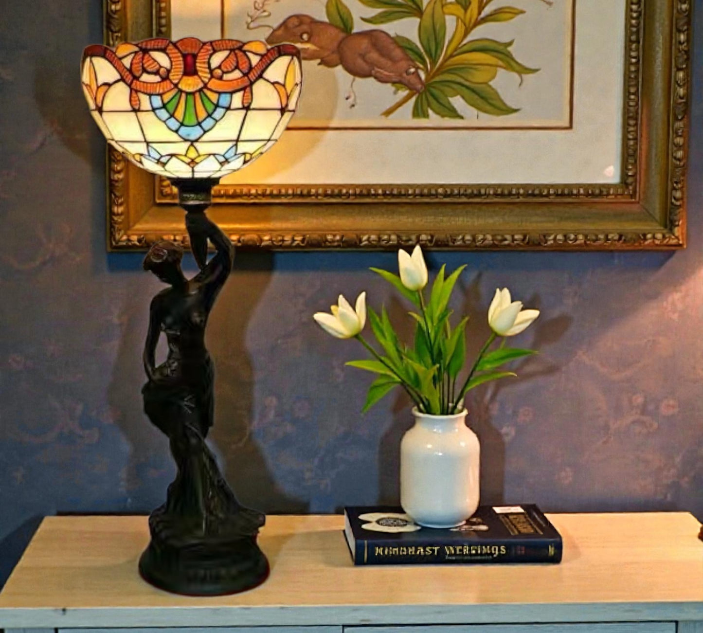 CDH 12" Tiffany Table Lamp (13100)