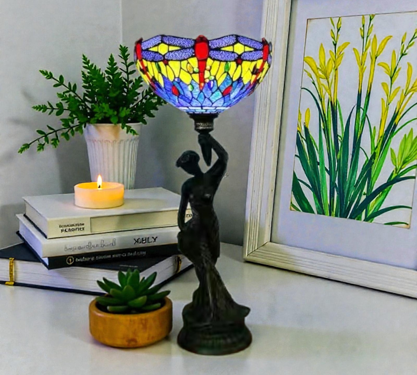 CDH 12" Tiffany Table Lamp (13108)