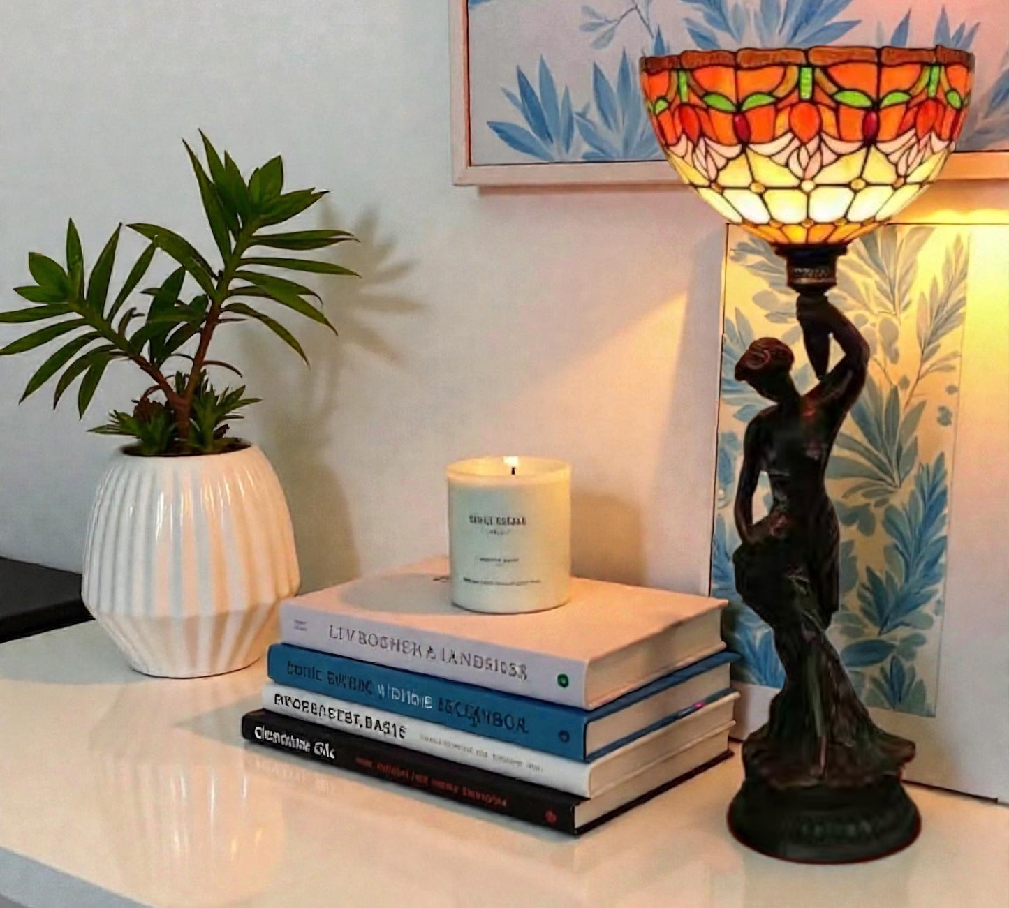 CDH 12" Tiffany Table Lamp (13104)