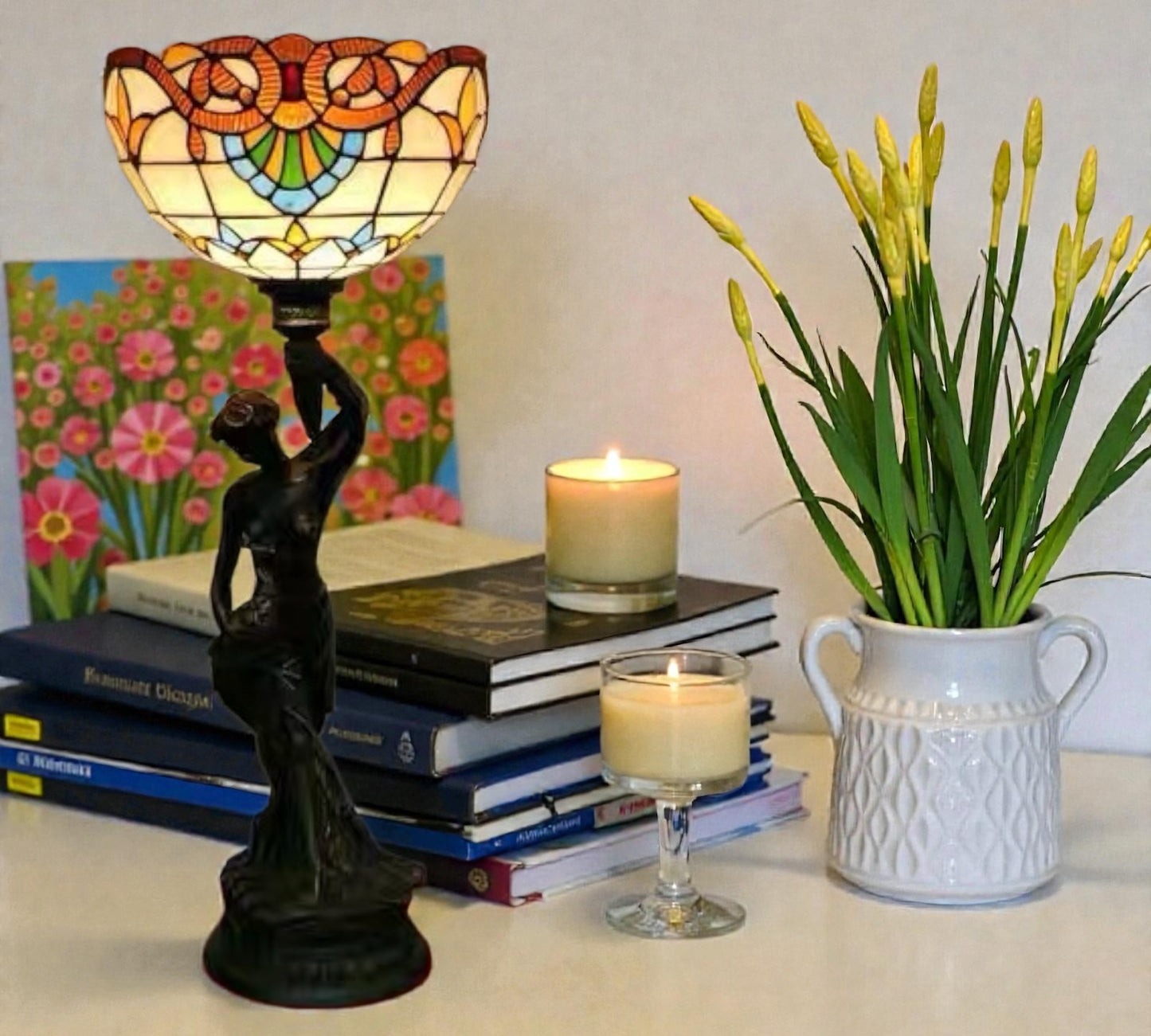 CDH 12" Tiffany Table Lamp (13100)