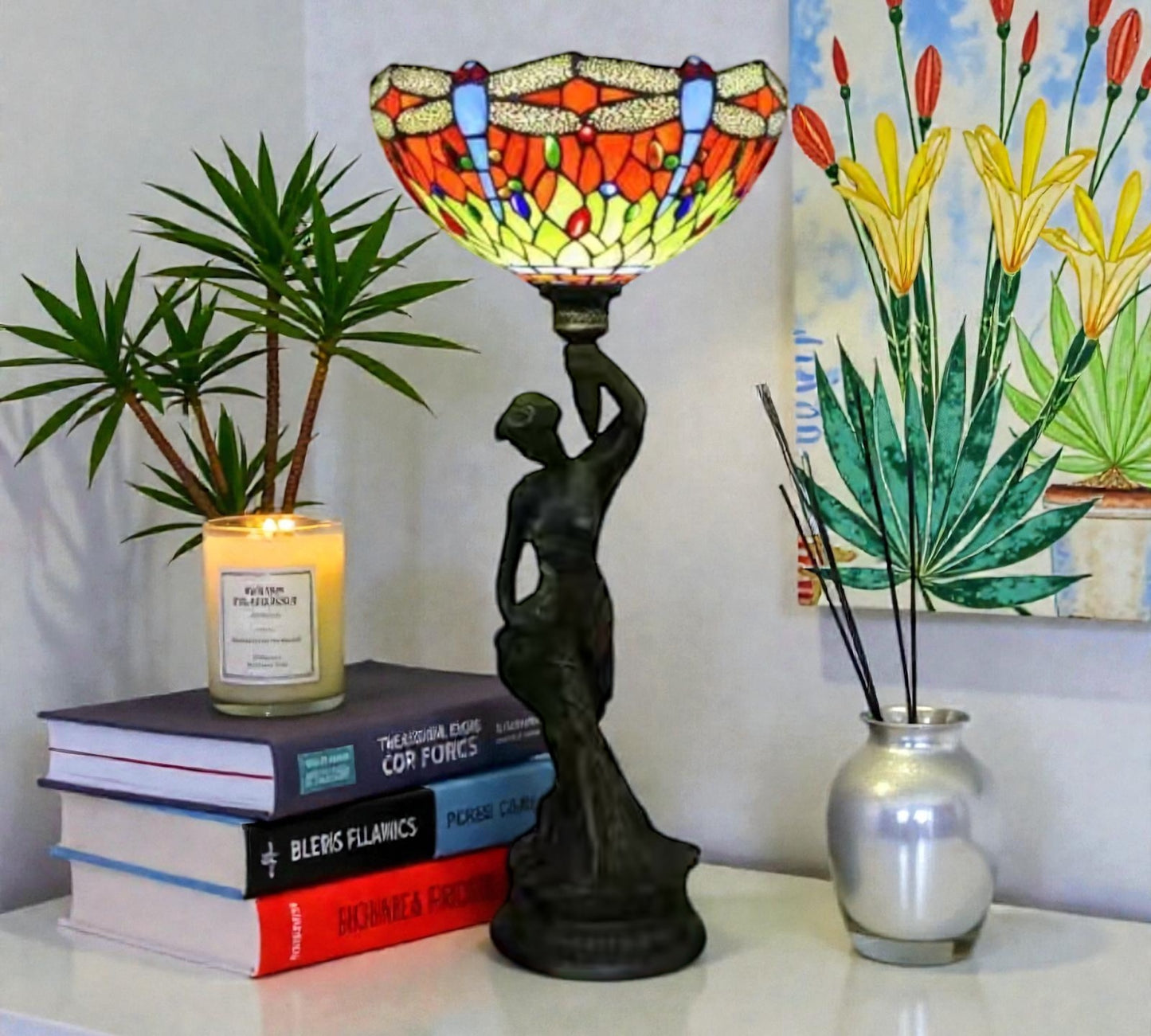 CDH 12" Tiffany Table Lamp (13107)