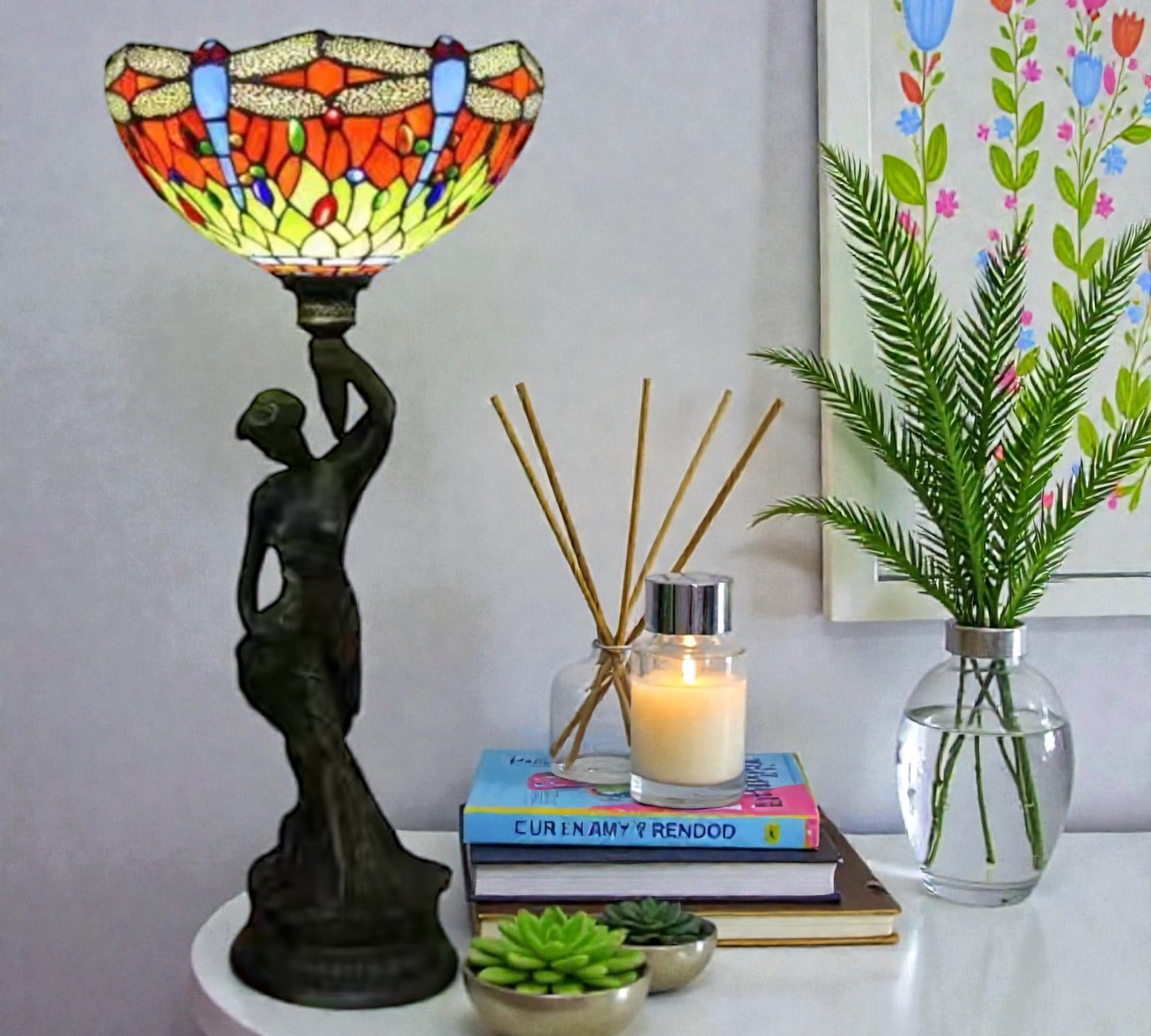 CDH 12" Tiffany Table Lamp (13107)