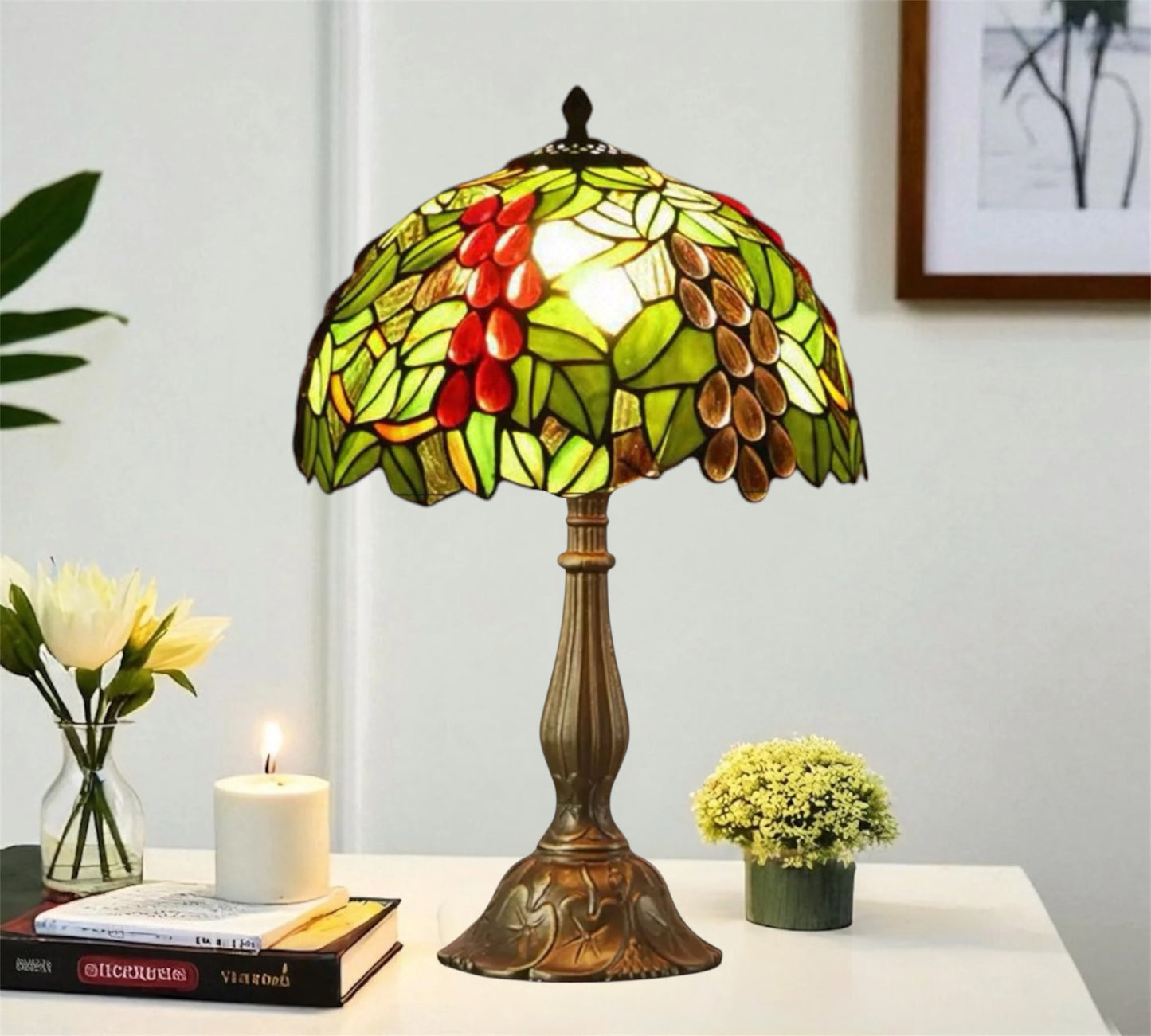 CDH 12" Tiffany Table Lamp (12077)
