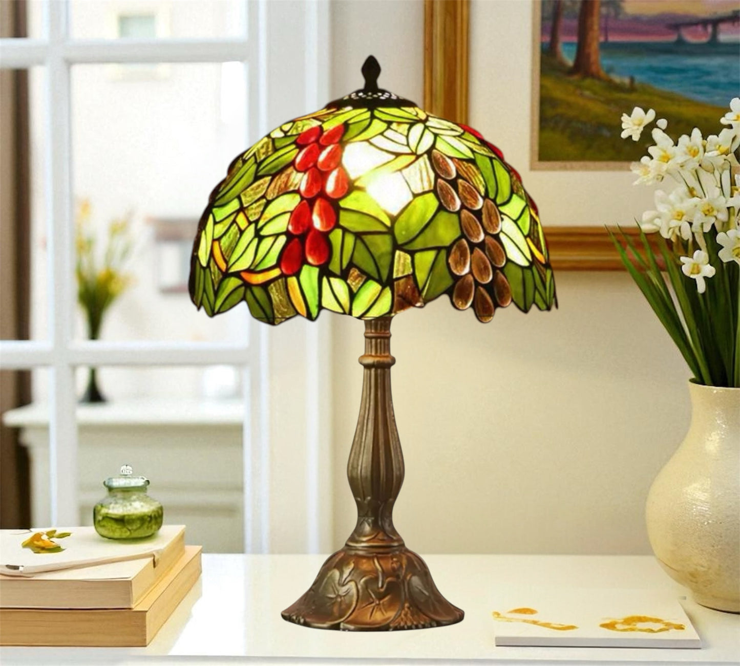 CDH 12" Tiffany Table Lamp (12077)