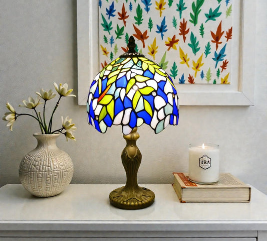 CDH 10" Tiffany Table Lamp 20cm shade Cozy Deluxe Homes CDH Tiffany Lamp NZ