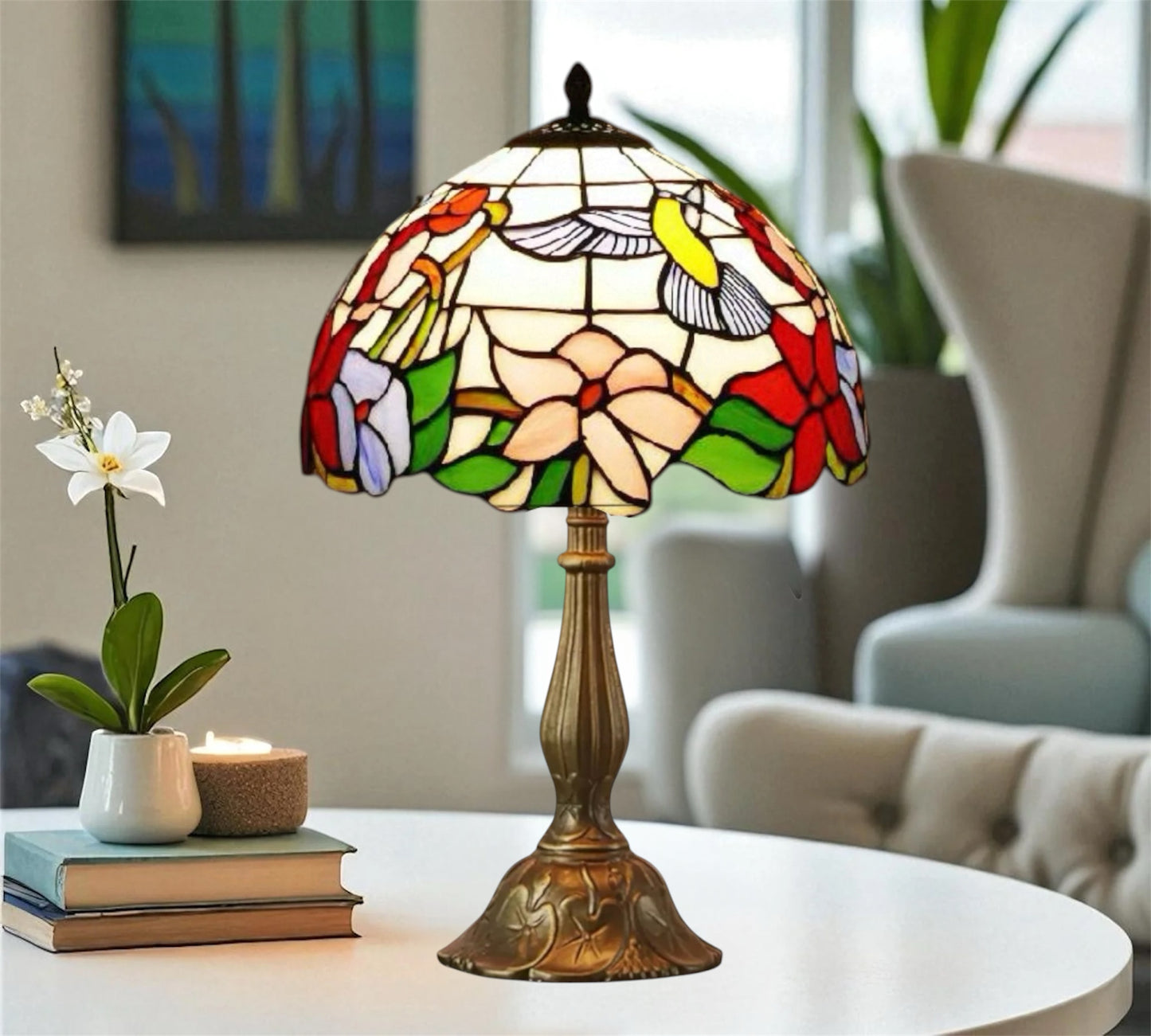 CDH 12" Tiffany Table Lamp (12720)