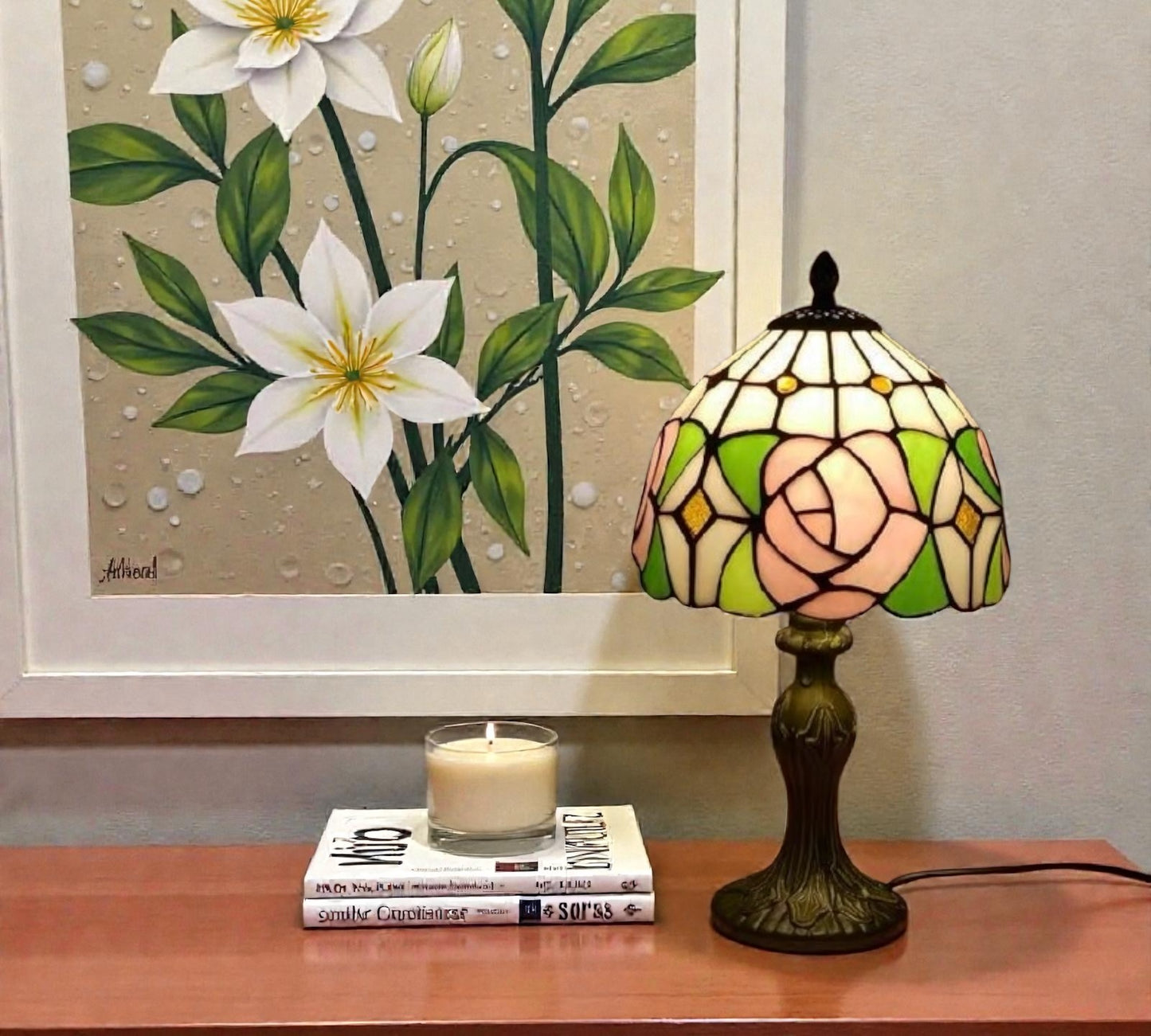 CDH 10" Tiffany Table Lamp 20cm shade Cozy Deluxe Homes CDH Tiffany Lamp NZ