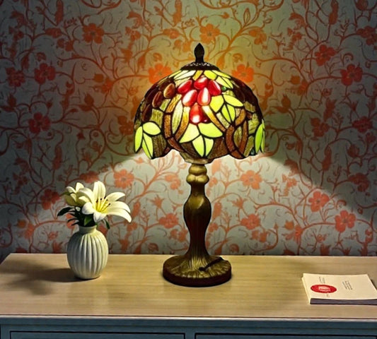 CDH 10" Tiffany Table Lamp 20cm shade Cozy Deluxe Homes CDH NZ