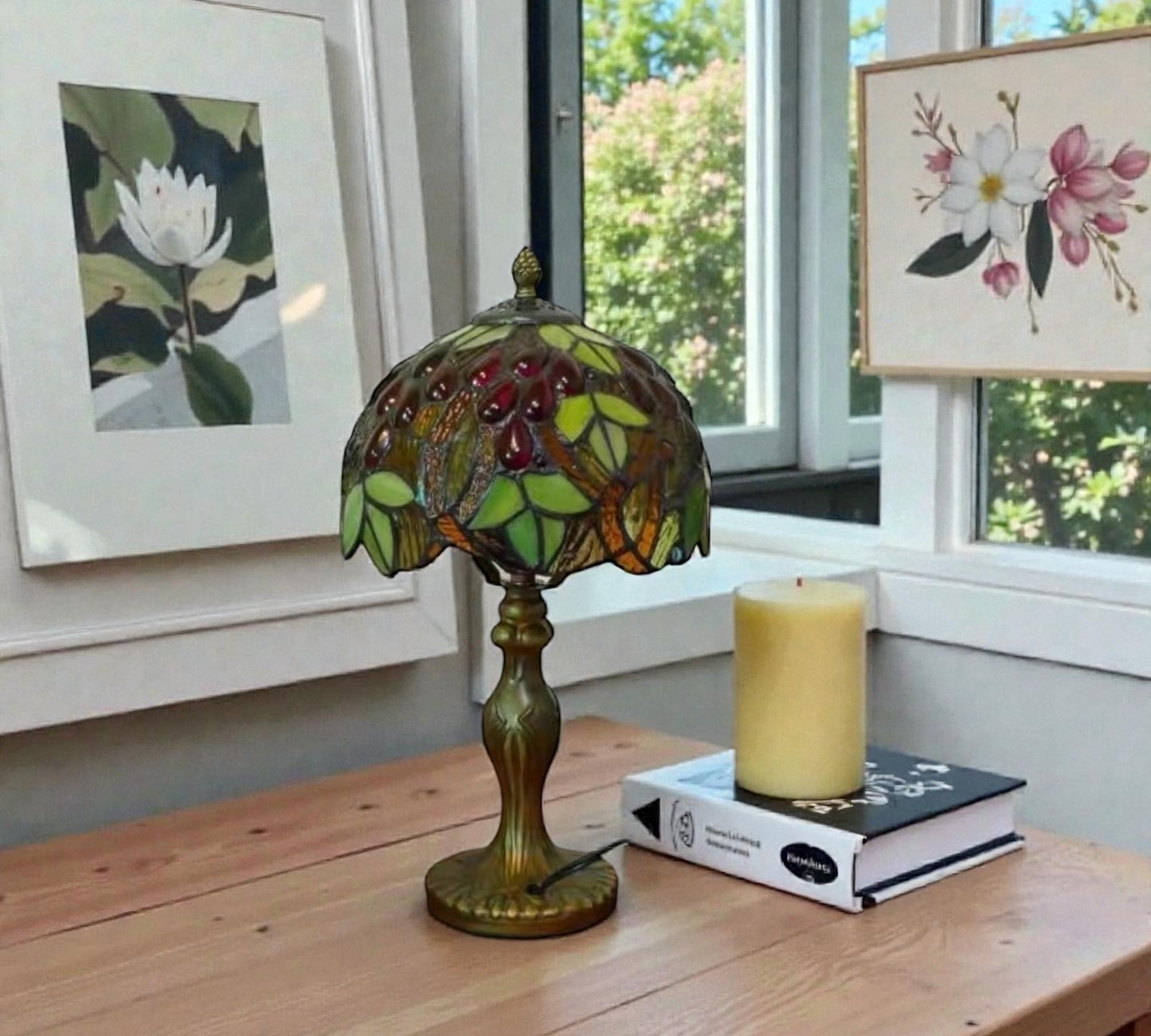 CDH 10" Tiffany Table Lamp 20cm shade Cozy Deluxe Homes CDH Tiffany Lamp NZ
