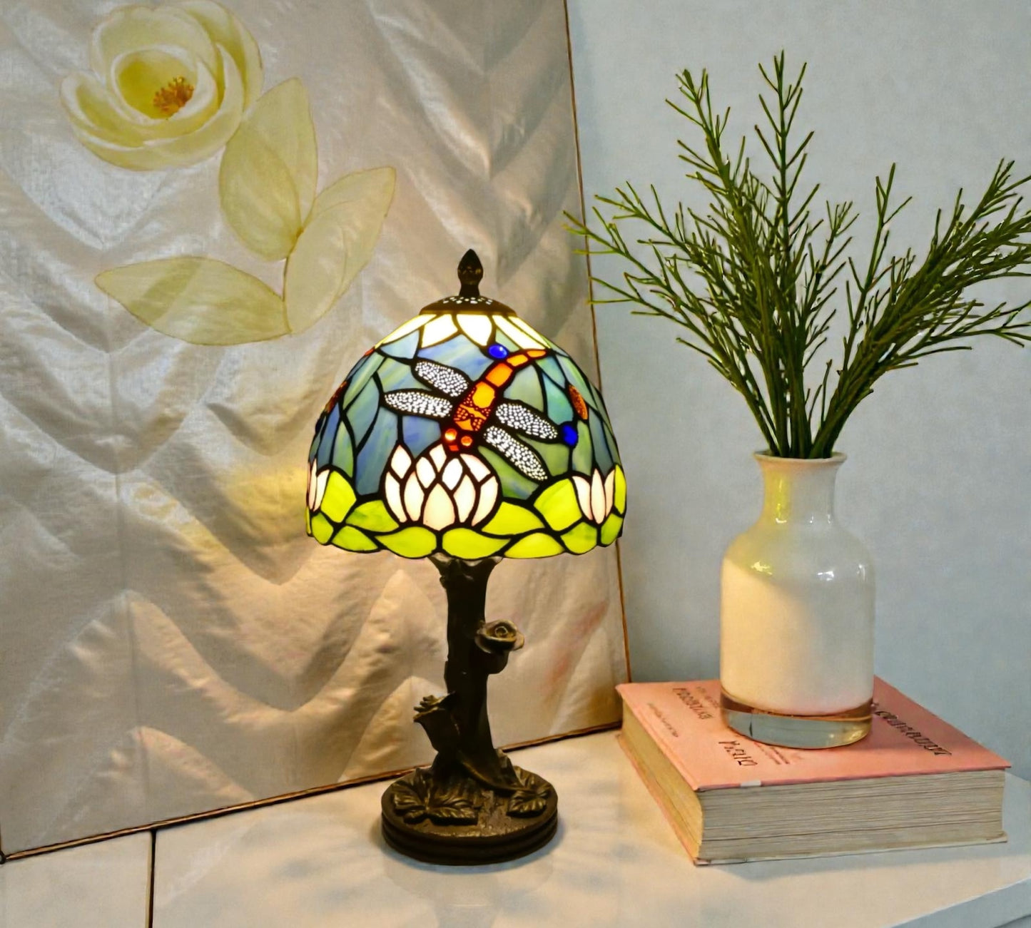 CDH 10" Tiffany Table Lamp with 20cm Shade (100165)