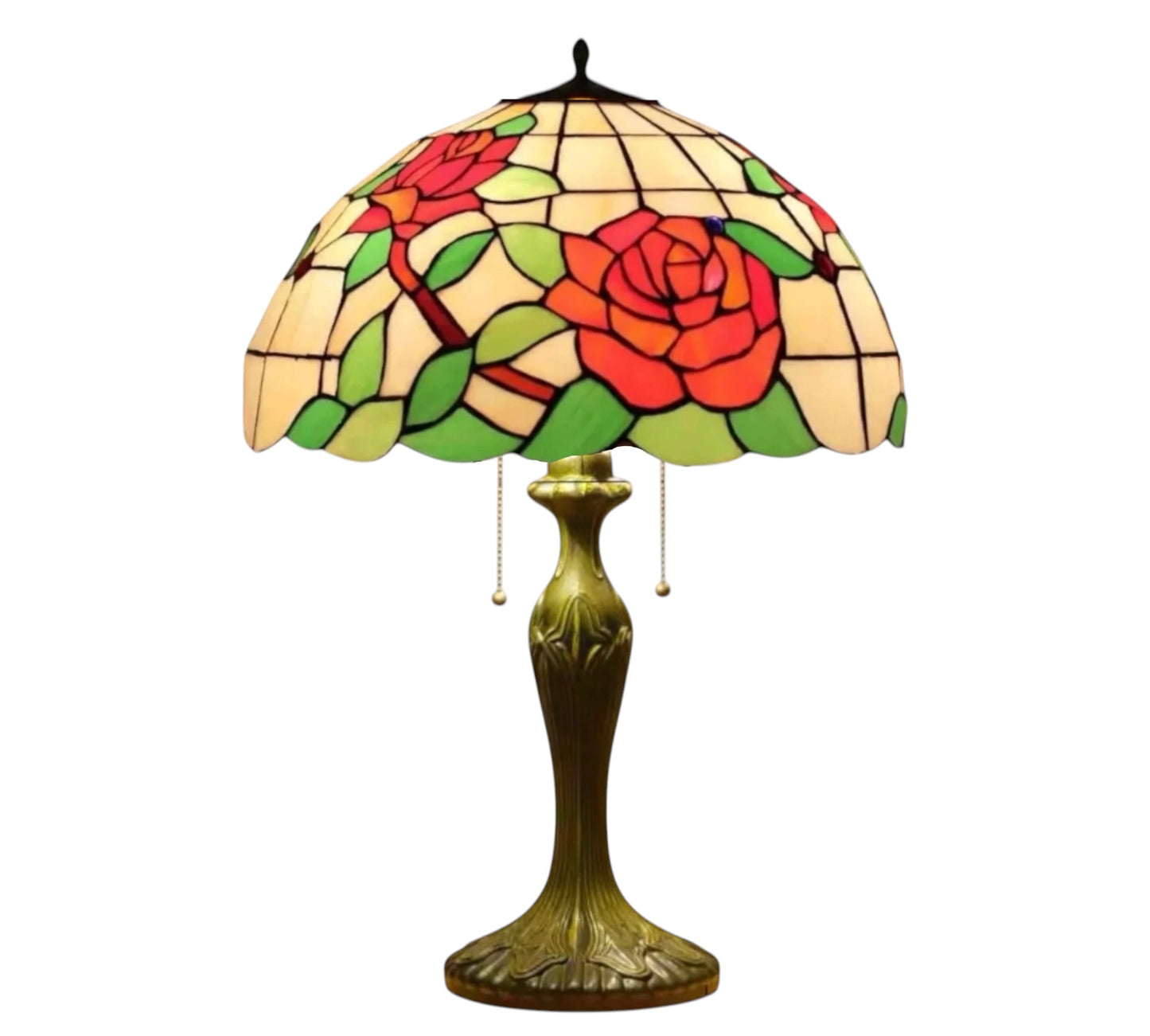 CDH 16" Tiffany Table Lamp 40cm Shade (16803T)