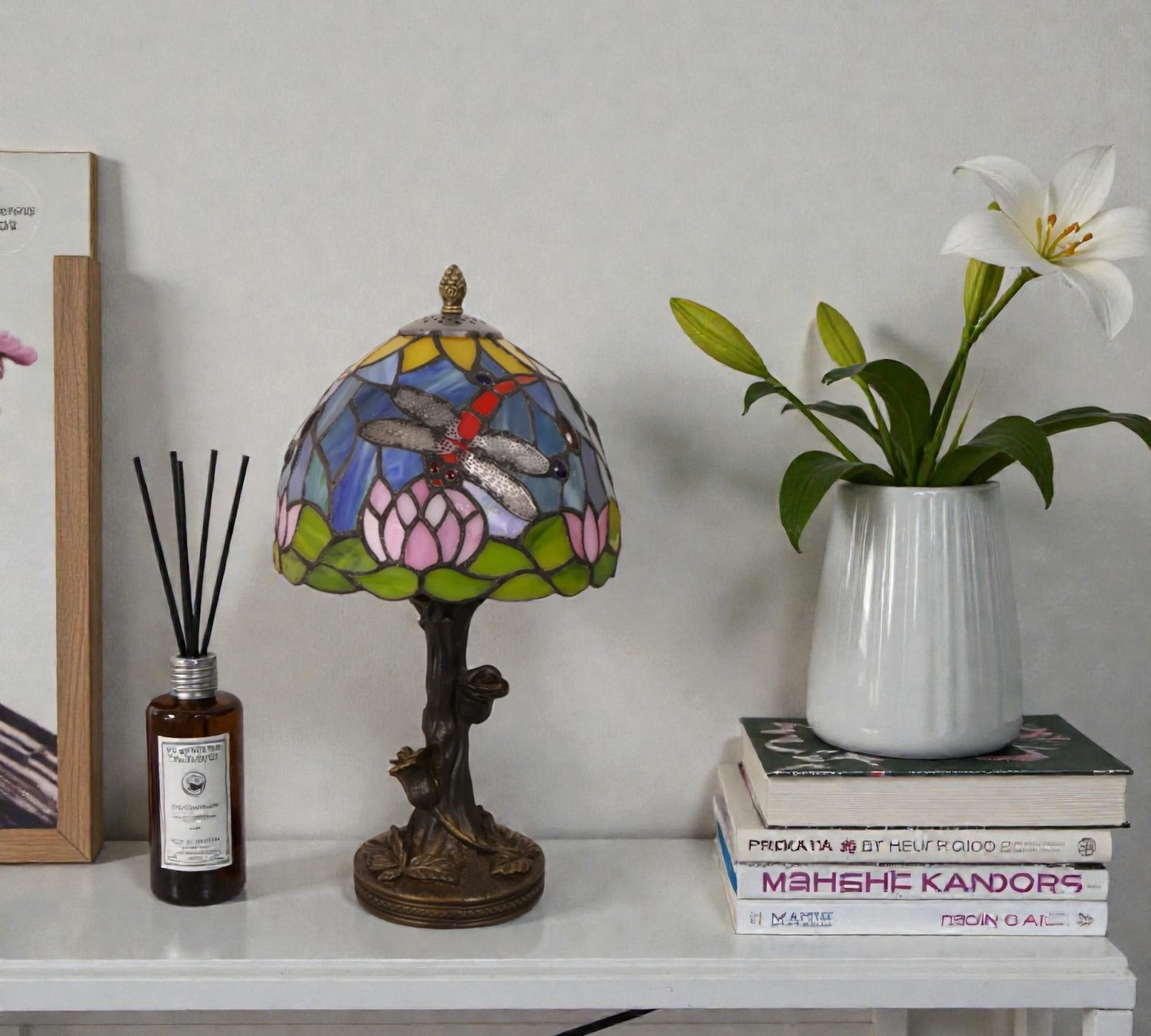 CDH 10" Tiffany Table Lamp with 20cm Shade (100165)