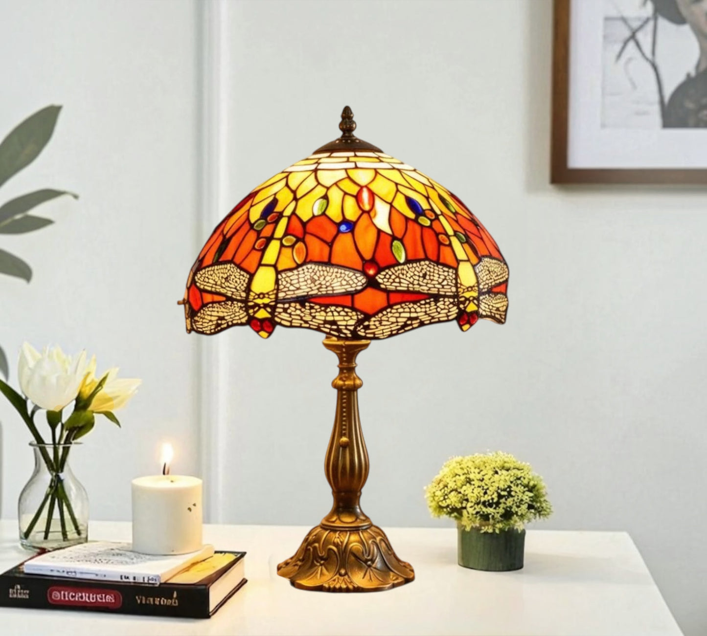 CDH 12" Tiffany Table Lamp (12036)