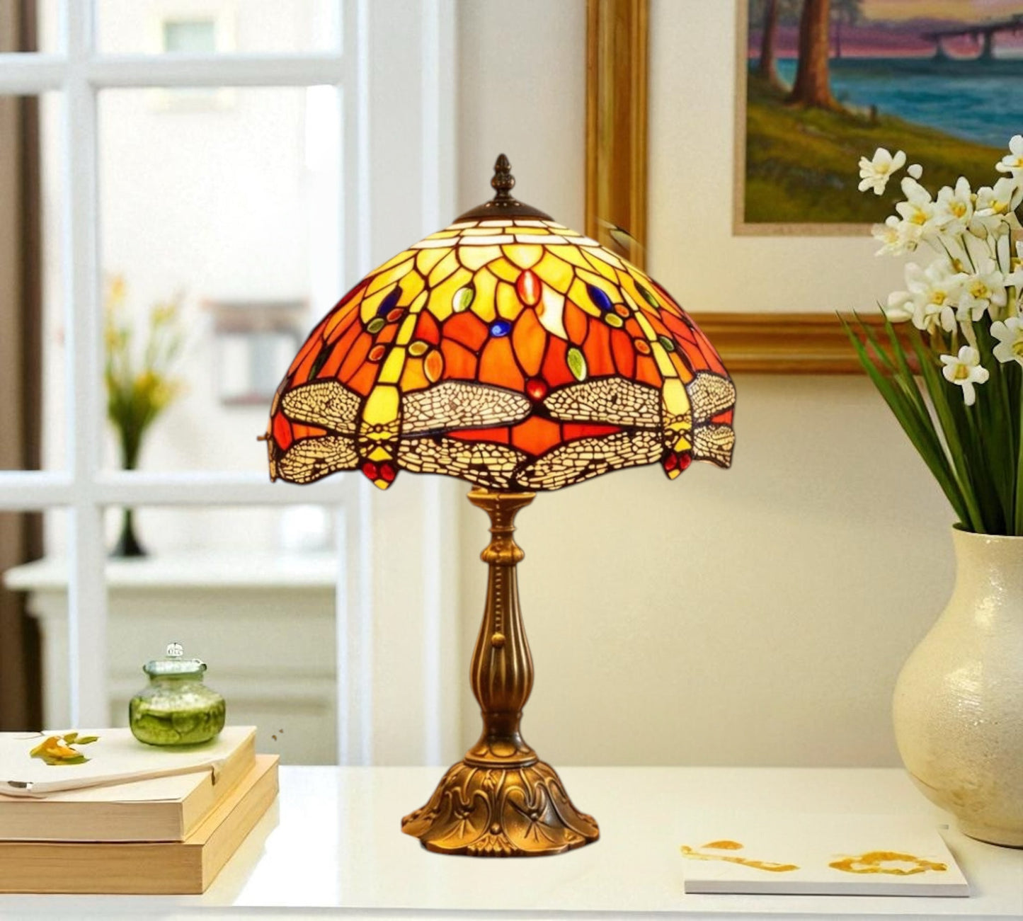 CDH 12" Tiffany Table Lamp (12036)