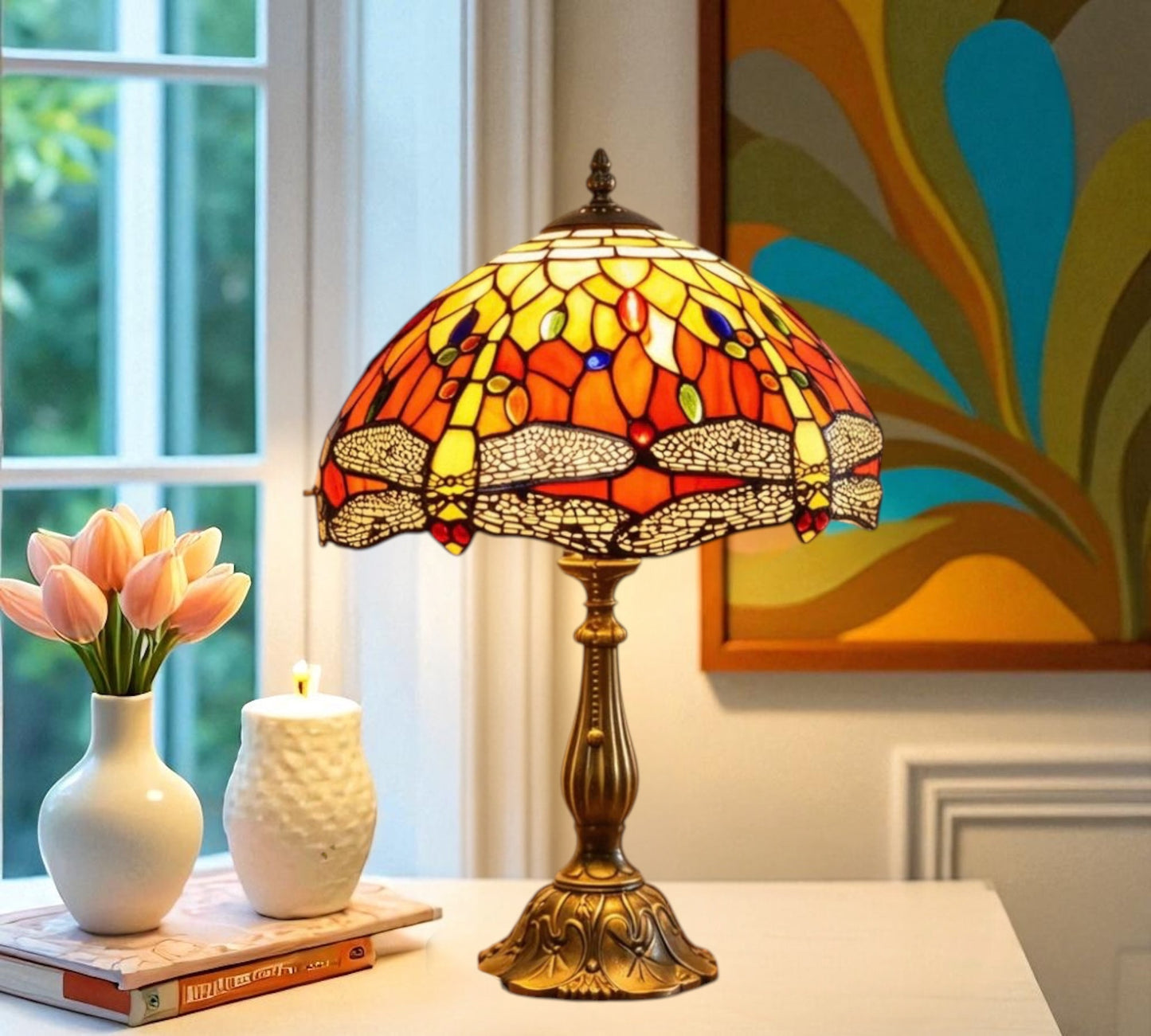 CDH 12" Tiffany Table Lamp (12036)