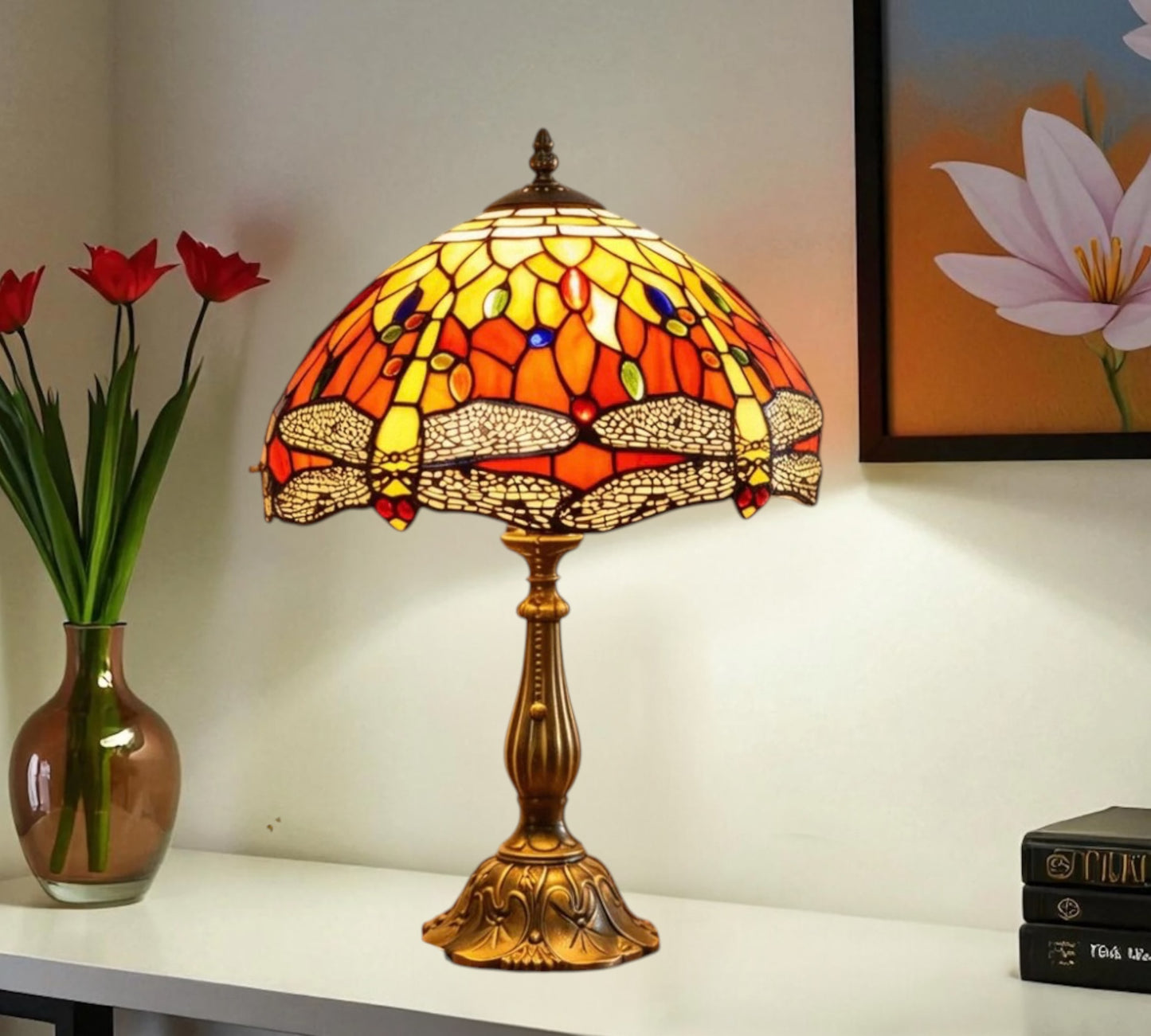 CDH 12" Tiffany Table Lamp (12036)