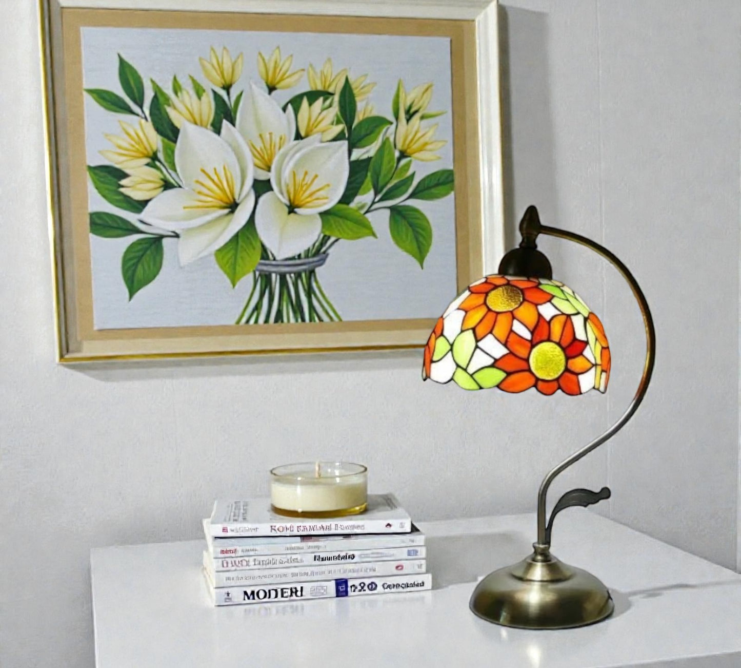 CDH Tiffany Table Lamp with 20cm Shade (12068M)
