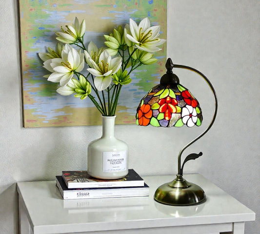 CDH Tiffany Table Lamp with 20cm Shade (12083M)