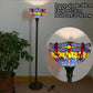 CDH Tiffany Torchiere Floor Lamp (15037BH) 12" 30CM Shade