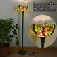 CDH Tiffany Torchiere Floor Lamp (15001ASH) 12" 30CM Shade