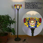 CDH Tiffany Torchiere Floor Lamp (12096BTH) 12" 30CM Shade
