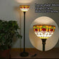 CDH Tiffany Torchiere Floor Lamp (12009TH) 12" 30CM Shade