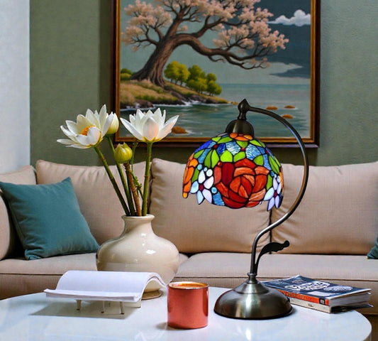 CDH Tiffany Table Lamp with 20cm Shade (100163M)