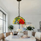 CDH 12" Tiffany Pendant Lamp 30cm shade (15013SC)
