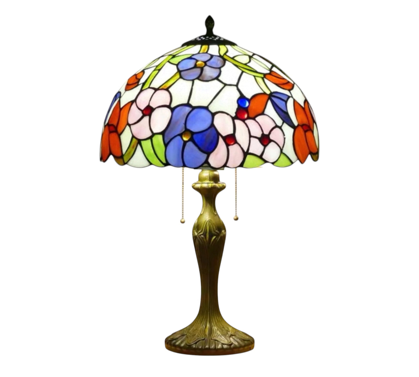 CDH 16" Tiffany Table Lamp 40cm Shade (100002TL)