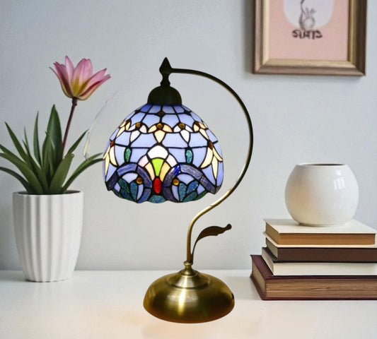 CDH Tiffany Table Lamp with 20cm Shade (15008M)
