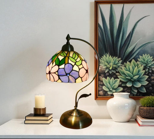 CDH Tiffany Table Lamp with 20cm Shade (12098M)