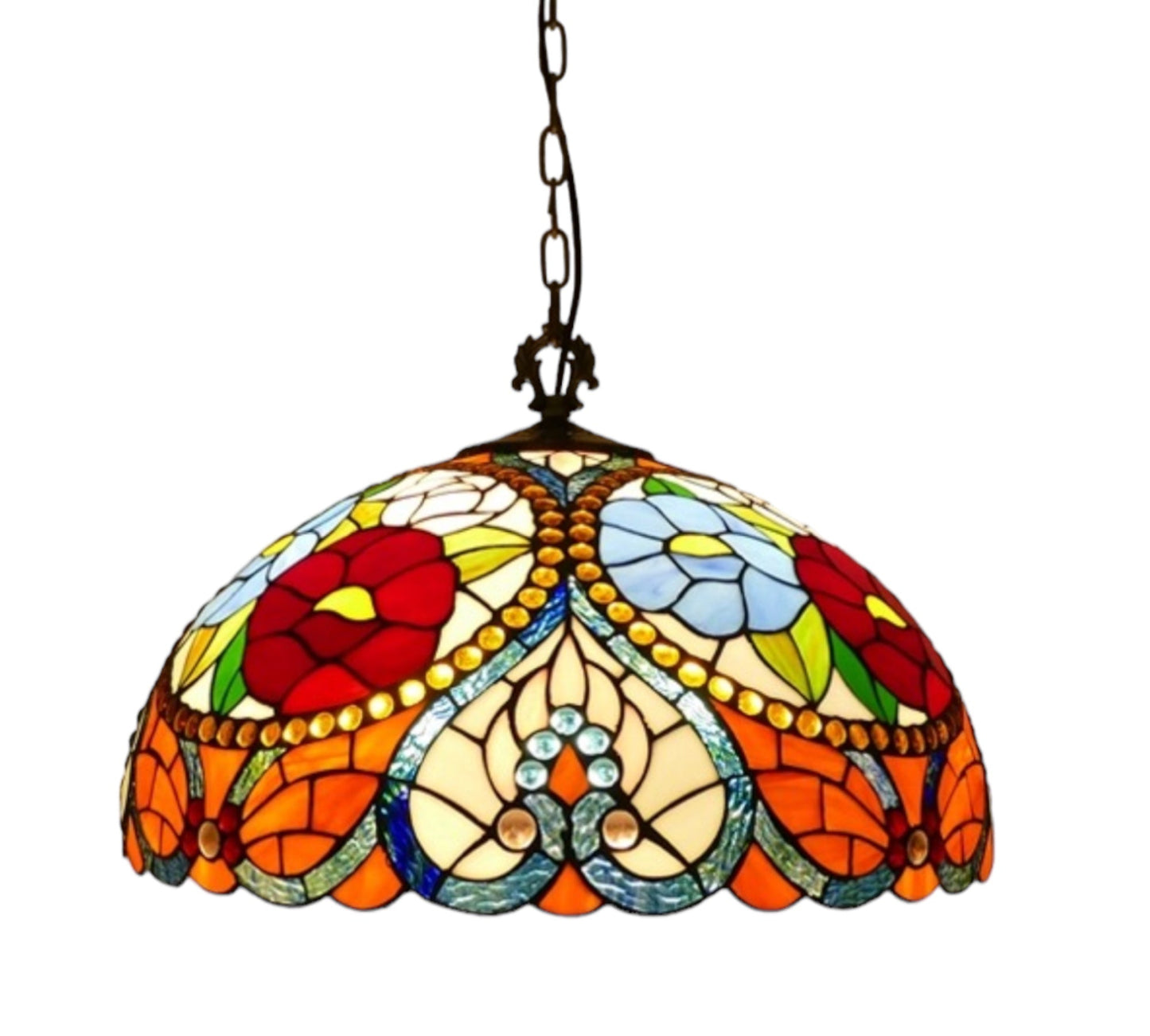 CDH 20" Tiffany Pendant Lamp 50cm shade (15030XC)