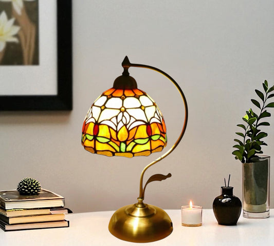 CDH Tiffany Table Lamp with 20cm Shade (12009M)