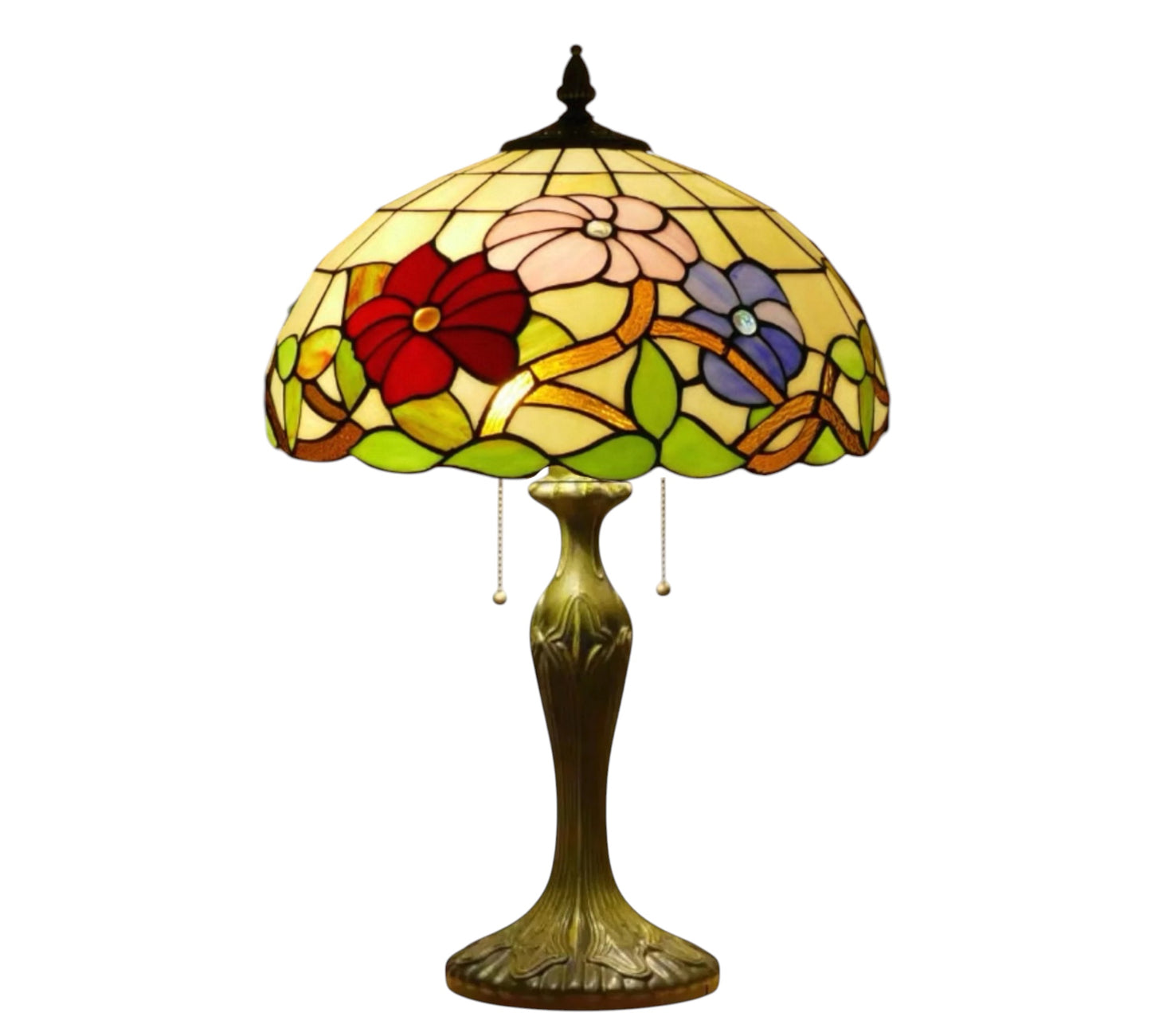 CDH 16" Tiffany Table Lamp 40cm Shade (11002T)