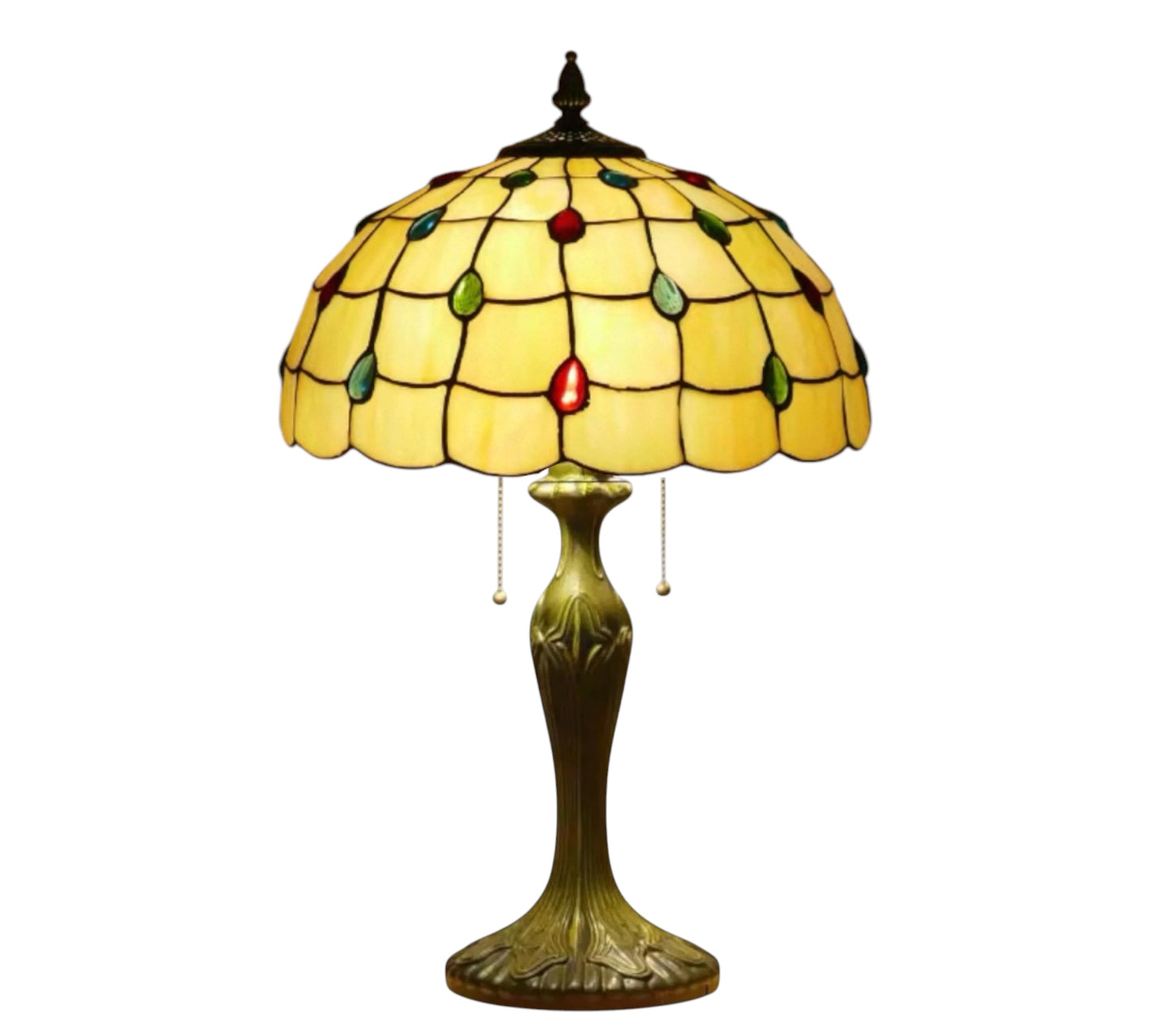 CDH 16" Tiffany Table Lamp 40cm Shade (12103L)