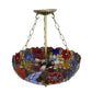 CDH 18" XLARGE Tiffany Upright Lamp 46cm shade (19013CR)