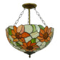 CDH 18" XLARGE Tiffany Upright Lamp 46cm shade (19068CR)