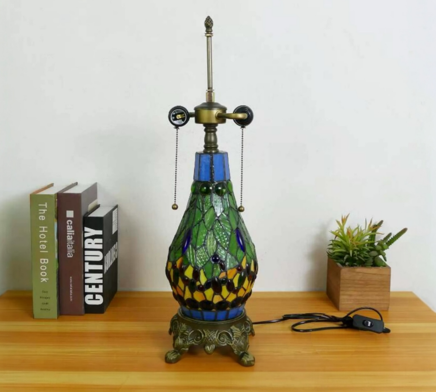 CDH 16" Tiffany Table Lamp 40cm Shade (15004D)