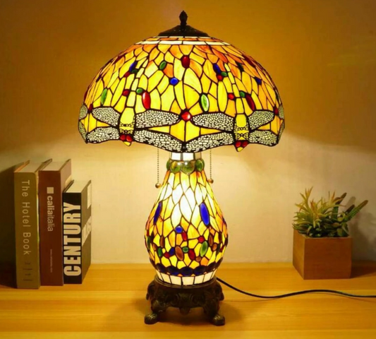 CDH 16" Tiffany Table Lamp 40cm Shade (15005D)