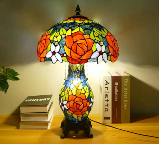 CDH 16" Tiffany Table Lamp 40cm Shade (15013D)