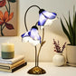 CDH LARGR Water Lily Flower Style Tiffany Table Lamp (12034D)