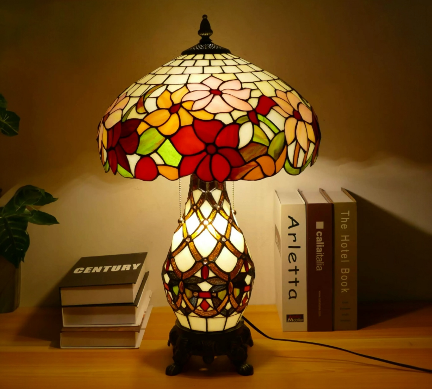 CDH 16" Tiffany Table Lamp 40cm Shade (15050D)