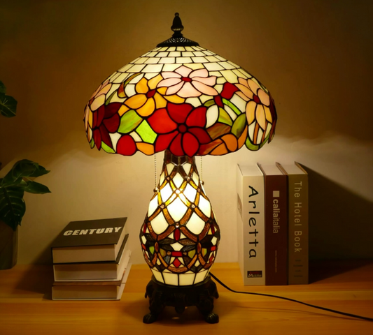 CDH 16" Tiffany Table Lamp 40cm Shade (15050D)