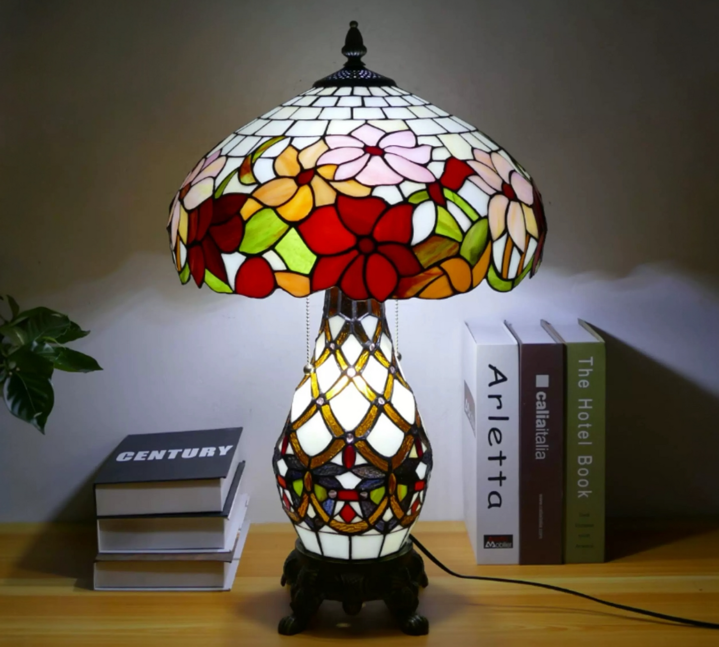 CDH 16" Tiffany Table Lamp 40cm Shade (15050D)