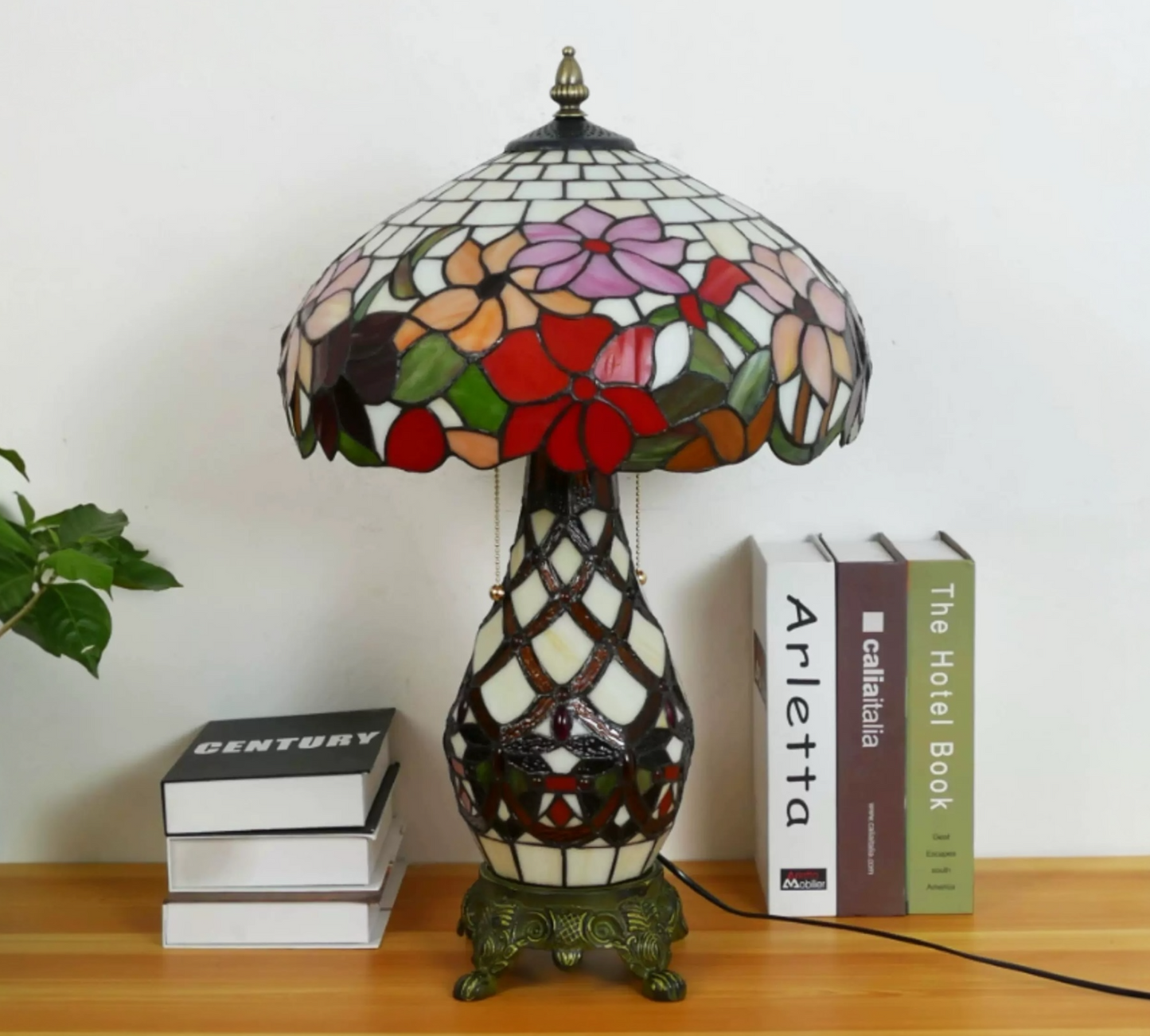 CDH 16" Tiffany Table Lamp 40cm Shade (15050D)
